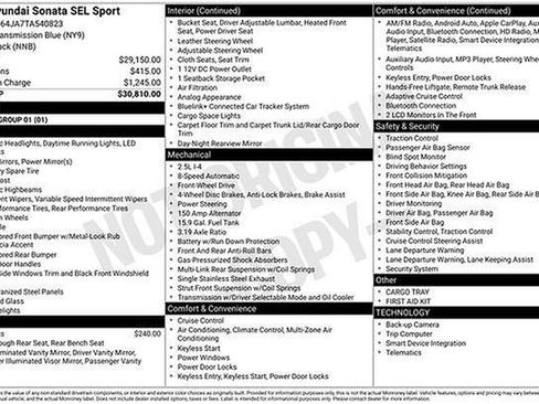 New 2026 Hyundai Sonata SEL image 6