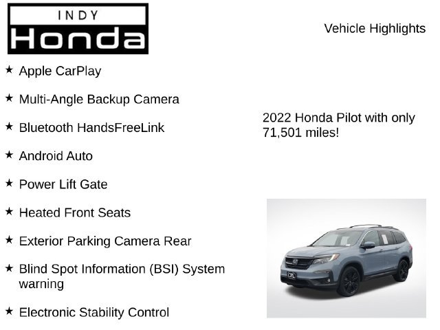 Used 2022 Honda Pilot Special Edition image 7