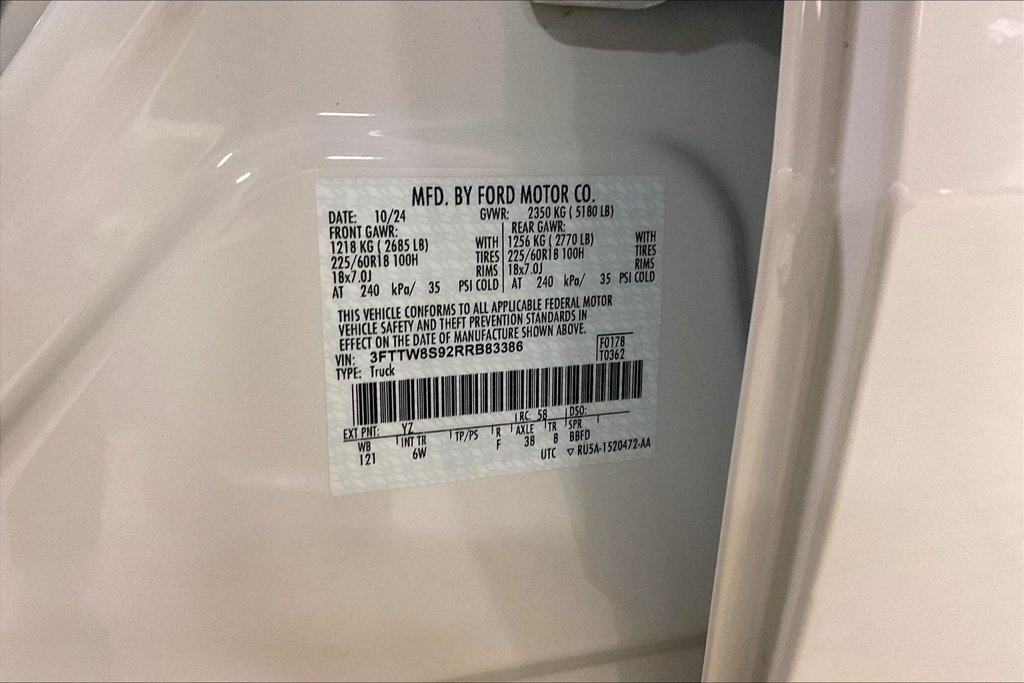 Certified 2024 Ford Maverick Lariat w/ Black Appearance Package AWD/4WD image 30