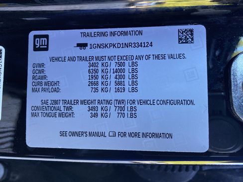 Used 2022 Chevrolet Tahoe Z71 AWD/4WD image 40