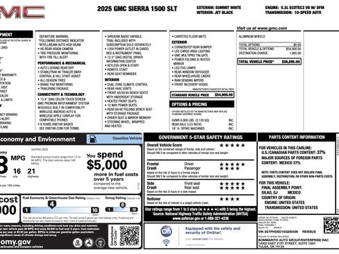 Used 2025 GMC Sierra 1500 SLT RWD image 4