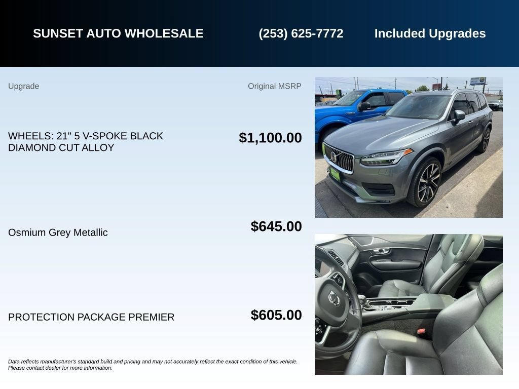 Used 2020 Volvo XC90 T6 Momentum w/ Protection Package Premier AWD/4WD image 12