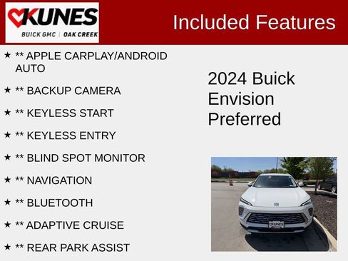 Used 2024 Buick Envision Preferred AWD/4WD image 2