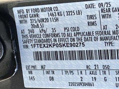 New 2025 Ford F150 STX w/ Equipment Group 200A image 28