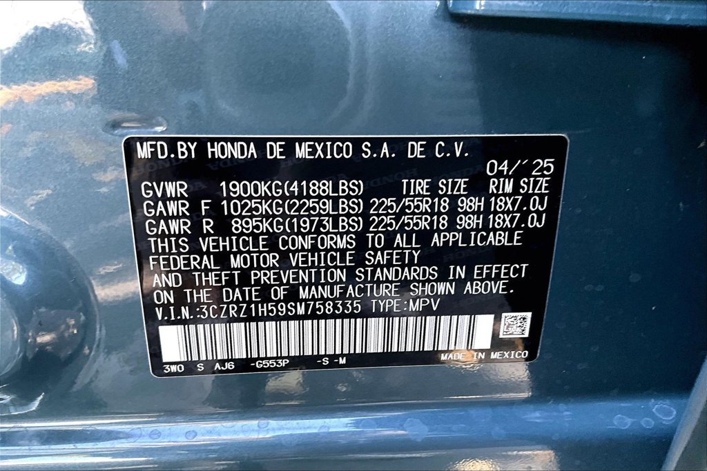 Used 2025 Honda HR-V Sport image 14