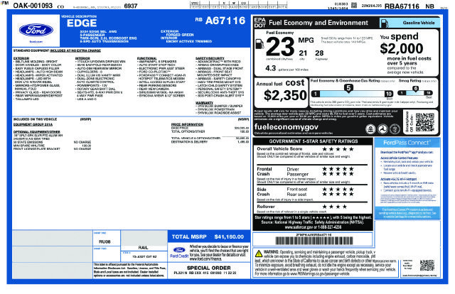 Used 2024 Ford Edge SEL AWD/4WD image 5