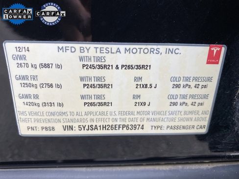 Used 2014 Tesla Model S P85D image 35