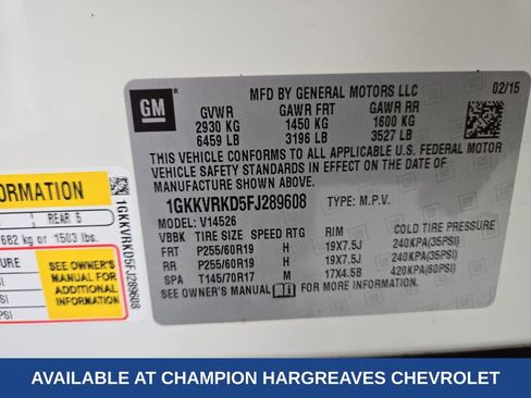 Used 2015 GMC Acadia SLT image 43