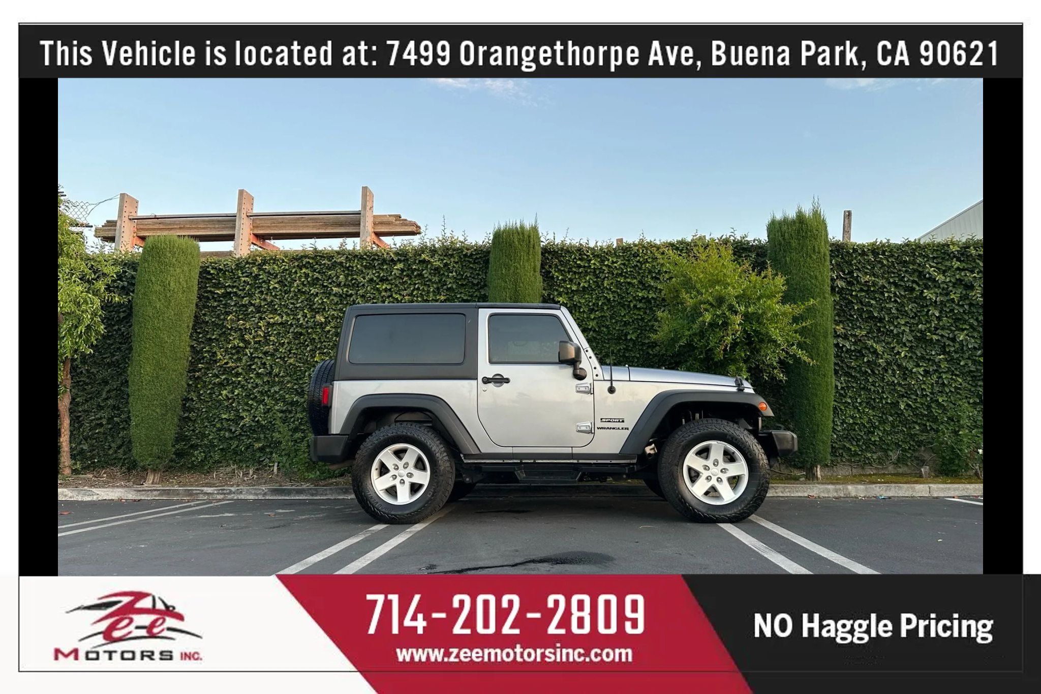 Used 2017 Jeep Wrangler Sport w/ Quick Order Package 24S AWD/4WD image 5