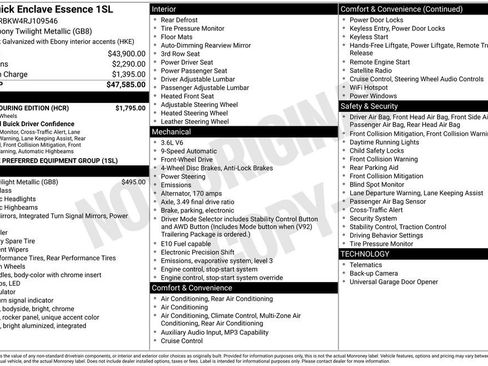 Certified 2024 Buick Enclave Essence w/ Sport Touring Edition FWD image 32