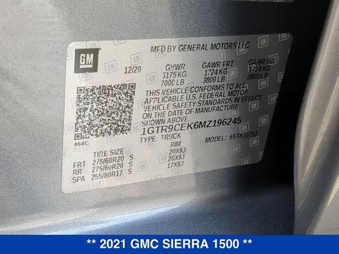 Used 2021 GMC Sierra 1500 Elevation w/ LPO, Elevation Black Package AWD/4WD image 24