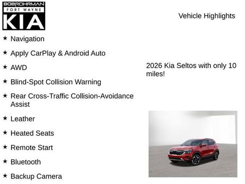 New 2026 Kia Seltos S AWD/4WD image 7