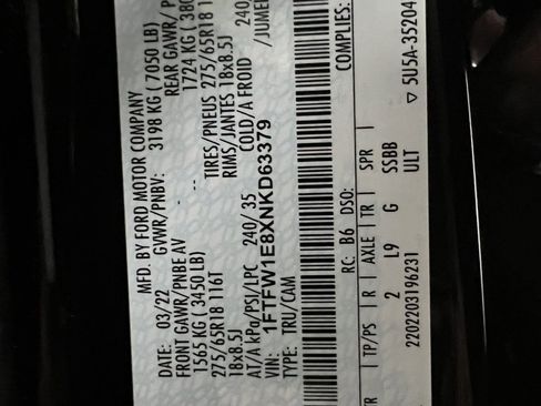 Used 2022 Ford F150 XLT w/ Equipment Group 302A High image 61