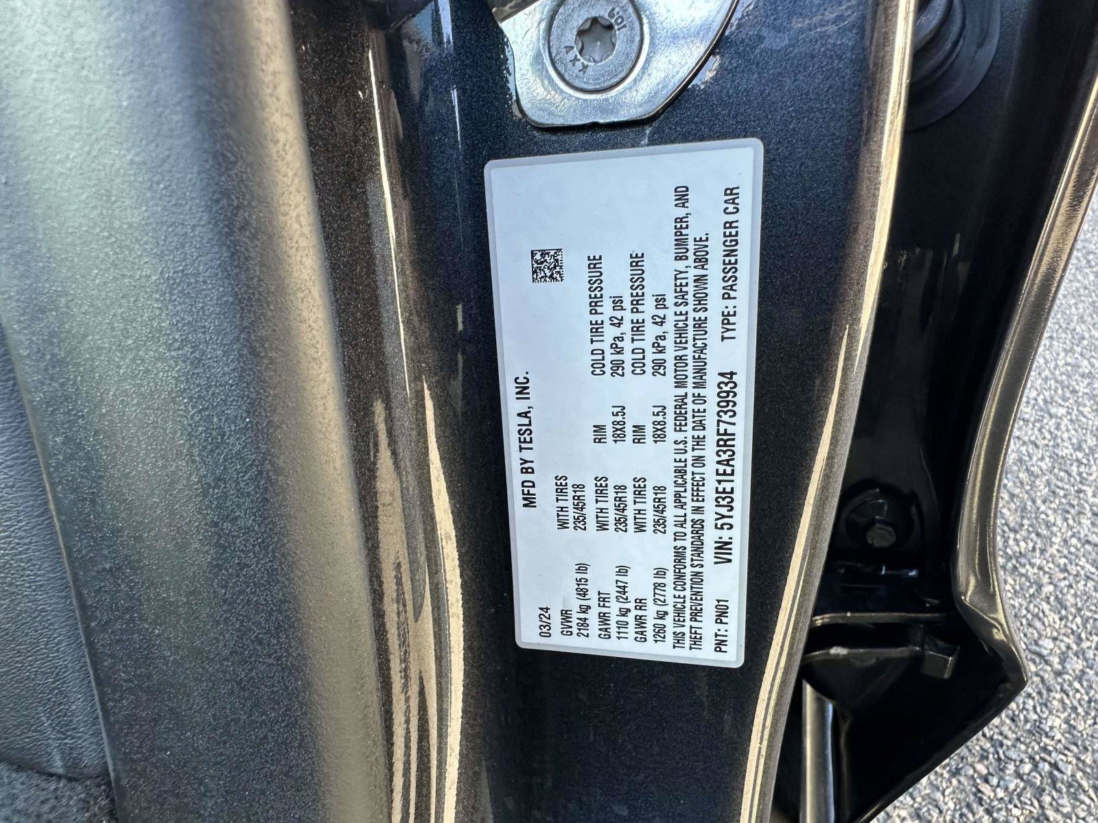 Used 2024 Tesla Model 3 Standard Range RWD image 17