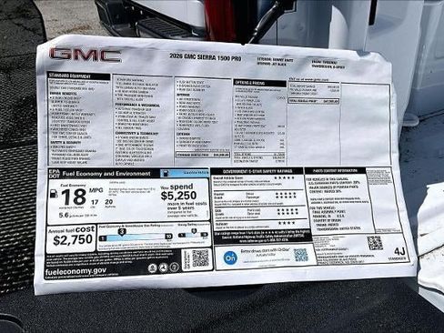 New 2026 GMC Sierra 1500 Pro w/ Pro Value Package AWD/4WD image 12