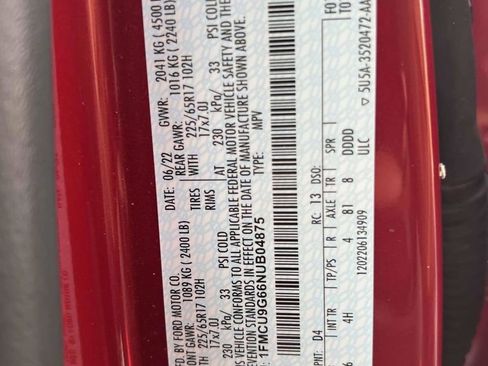 Used 2022 Ford Escape SE w/ Convenience Package image 25