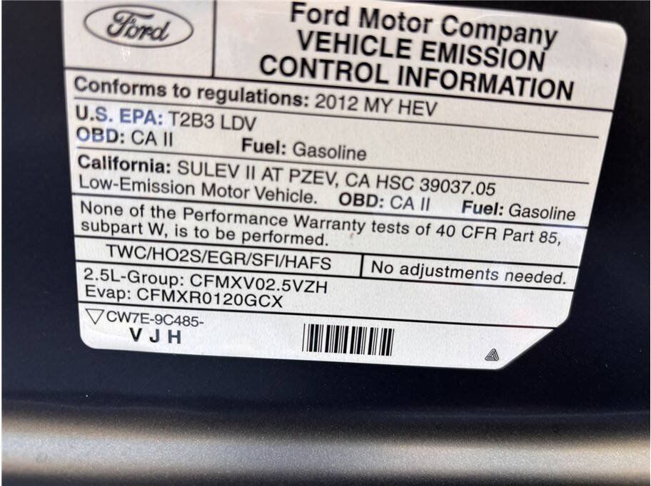 Used 2012 Ford Fusion Hybrid FWD image 23