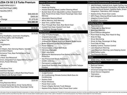 Used 2023 MAZDA CX-50 AWD 2.5 Turbo w/ Cargo Package image 24