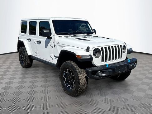 Used 2021 Jeep Wrangler Unlimited Rubicon 4xe w/ Steel Bumper Group image 4