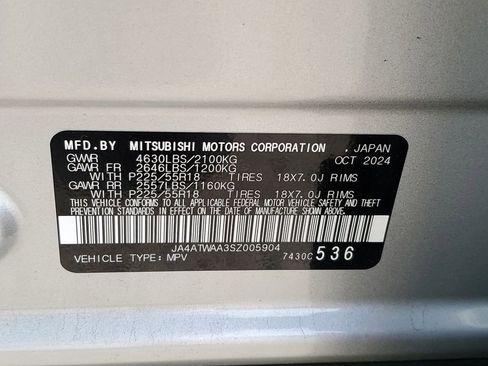 Used 2025 Mitsubishi Eclipse Cross SE AWD/4WD image 31