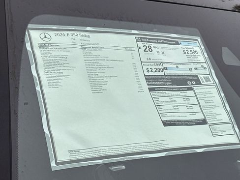 Used 2026 Mercedes-Benz E 350 Sedan image 29