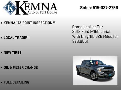 Used 2018 Ford F150 Lariat image 7