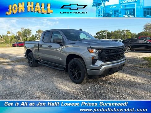 New 2026 Chevrolet Silverado 1500 Custom w/ Turbomax Blackout Package RWD image 1