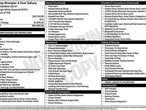 Used 2024 Jeep Wrangler Sahara image 9