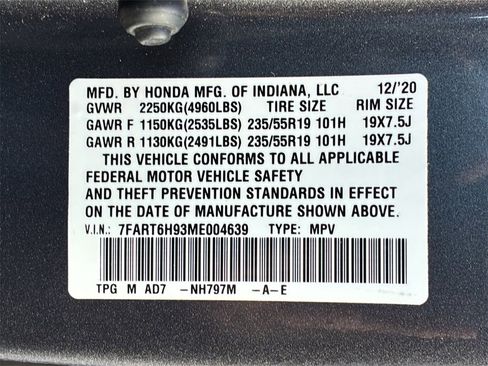 Used 2021 Honda CR-V Touring image 30