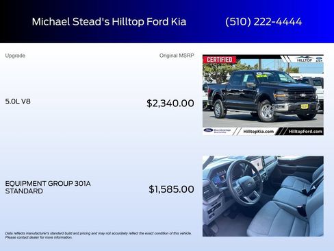 Certified 2025 Ford F150 XLT w/ Equipment Group 301A Standard AWD/4WD image 6