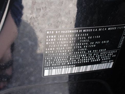 Used 2019 Volkswagen Tiguan S FWD image 16