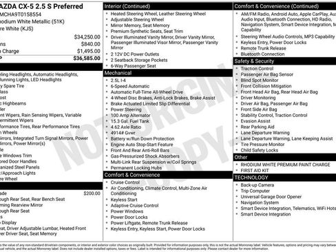 New 2026 MAZDA CX-5 Preferred AWD/4WD image 4
