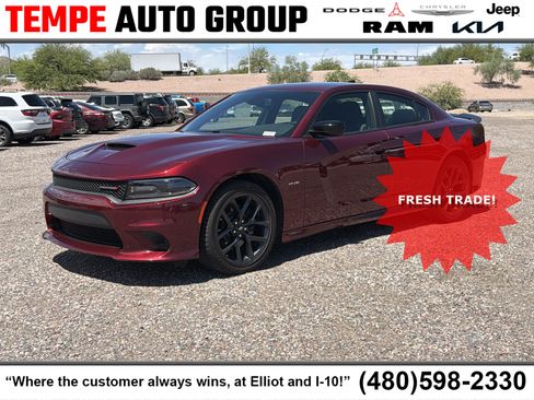 Used 2019 Dodge Charger R/T w/ Blacktop Package RWD image 1
