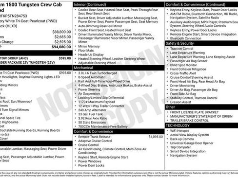 New 2026 RAM 1500 Tungsten w/ Trailer Tow Group image 20