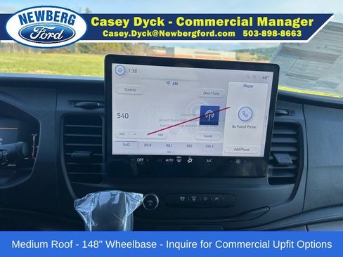New 2026 Ford Transit 250 148 Medium Roof w/ Load Area Protection Package RWD image 11