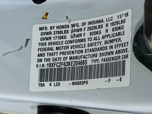 Used 2019 Honda Civic LX image 32