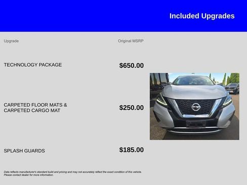 Used 2020 Nissan Murano S w/ Technology Package AWD/4WD image 11
