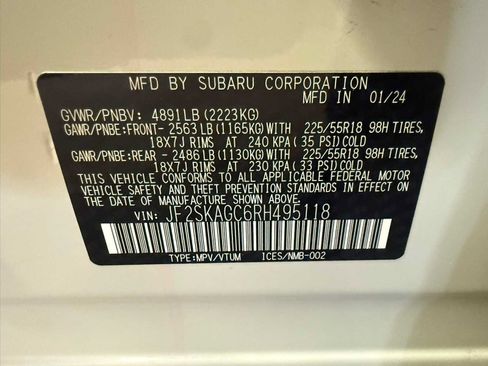Certified 2024 Subaru Forester Sport AWD/4WD image 39