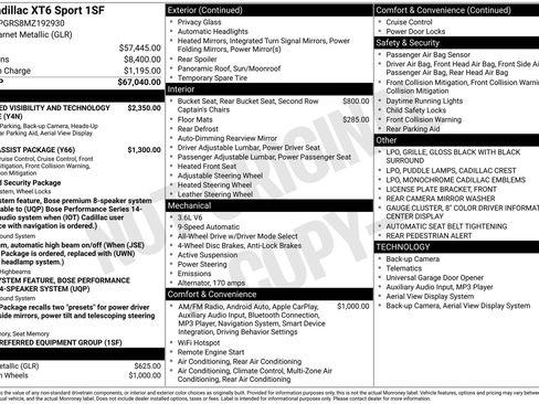 Used 2021 Cadillac XT6 Sport image 2