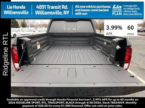 New 2026 Honda Ridgeline RTL image 11