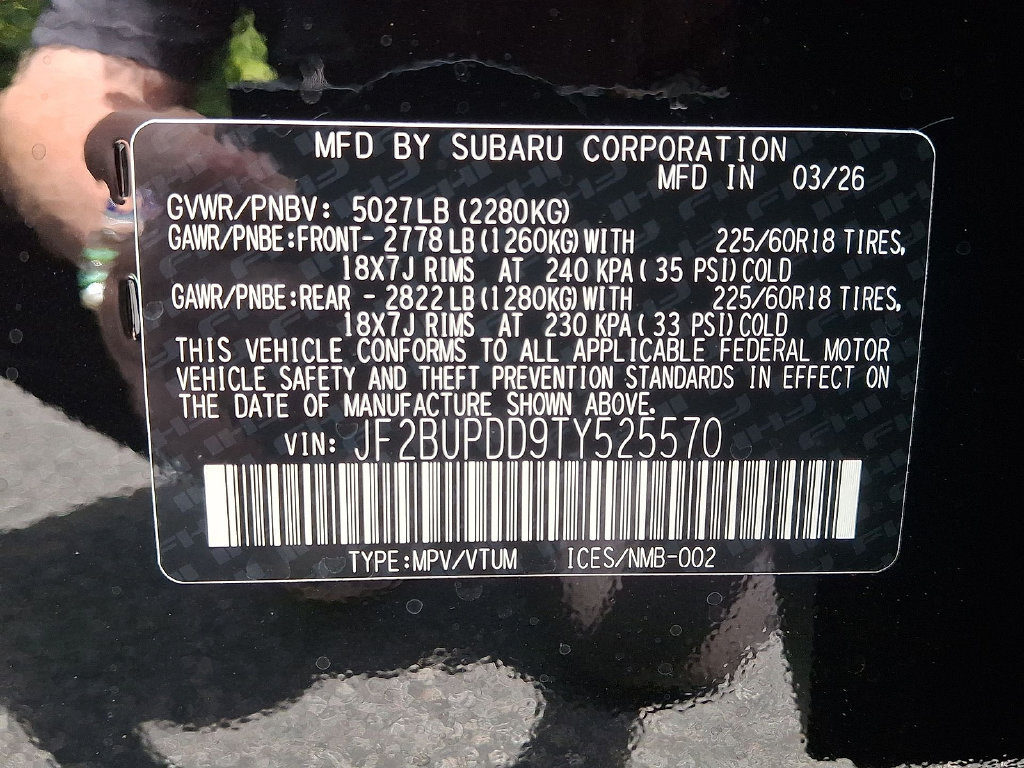 New 2026 Subaru Outback Limited w/ Premium/Limited Package 2 AWD/4WD image 18