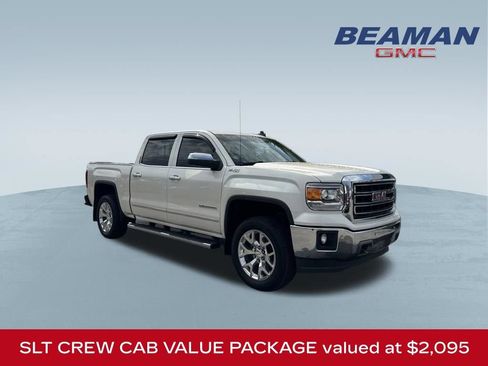 Used 2015 GMC Sierra 1500 SLT w/ SLT Crew Cab Value Package AWD/4WD image 1