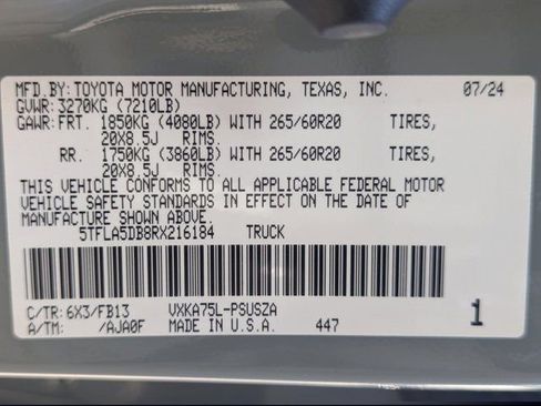 Used 2024 Toyota Tundra SR5 w/ SR5 Convenience Package image 27