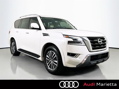 Used 2024 Nissan Armada SL w/ Captain's Chairs Package image 1