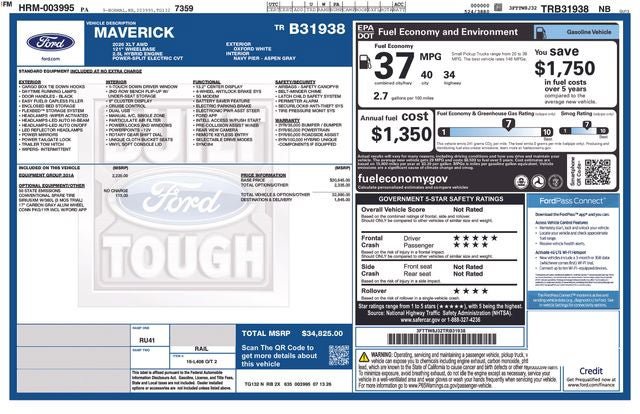 New 2026 Ford Maverick XLT w/ Equipment Group 301A AWD/4WD image 4