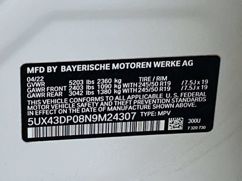 Used 2022 BMW X3 sDrive30i w/ Convenience Package RWD image 29