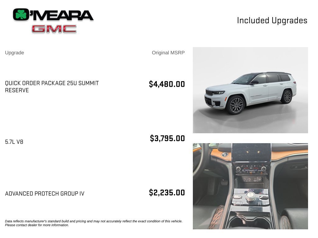 Used 2022 Jeep Grand Cherokee L Summit AWD/4WD image 4