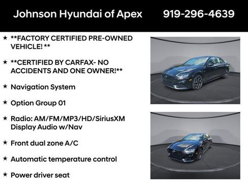 Certified 2023 Hyundai Sonata N Line image 6