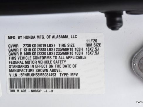 Used 2021 Honda Odyssey EX image 21