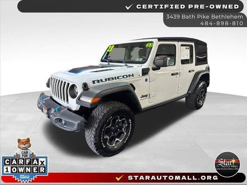 Used 2023 Jeep Wrangler Unlimited Rubicon 4xe w/ Cold Weather Group AWD/4WD image 1